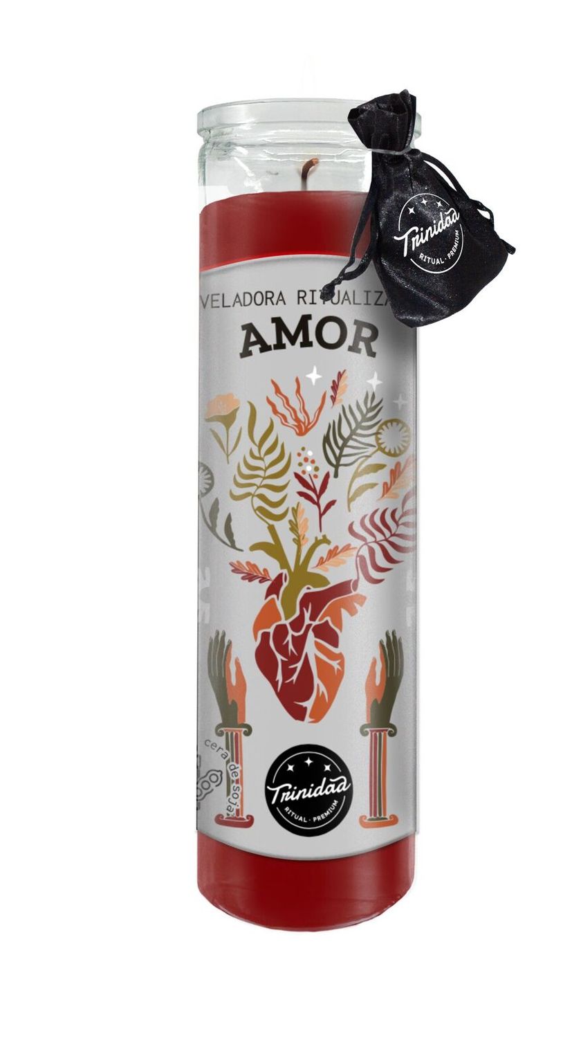 Grande Bougie Rituel AMOUR