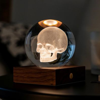 Sphere Lumineuse Cristal Memento Mori