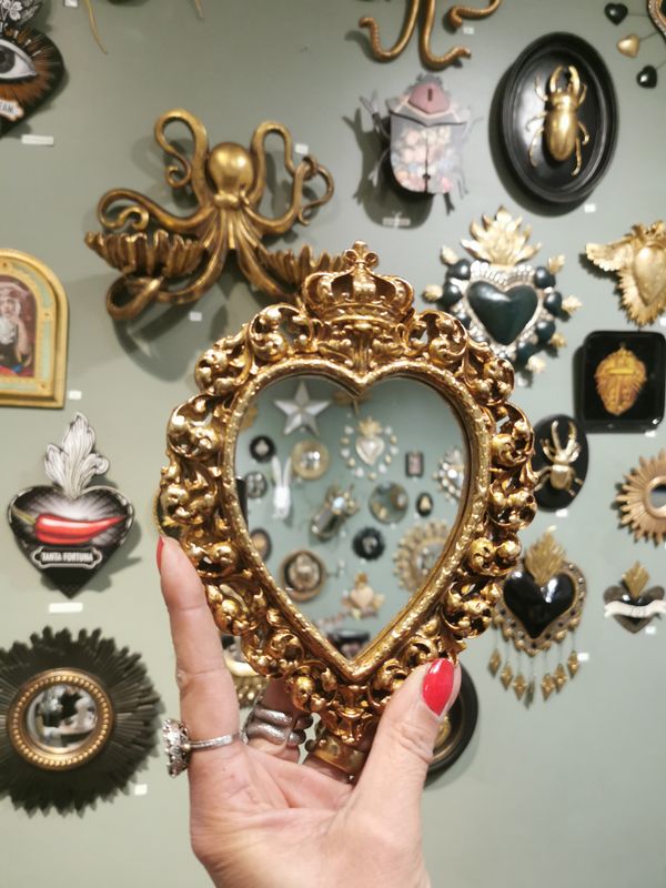 Petit Miroir Ex Voto Couronne