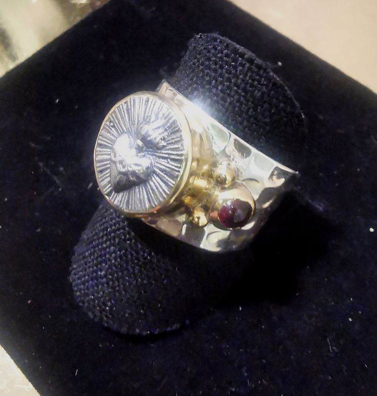 Bague Reglable Agnus Dei