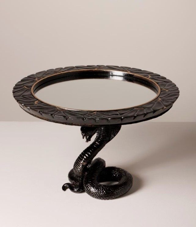 Plateau Miroir Serpent