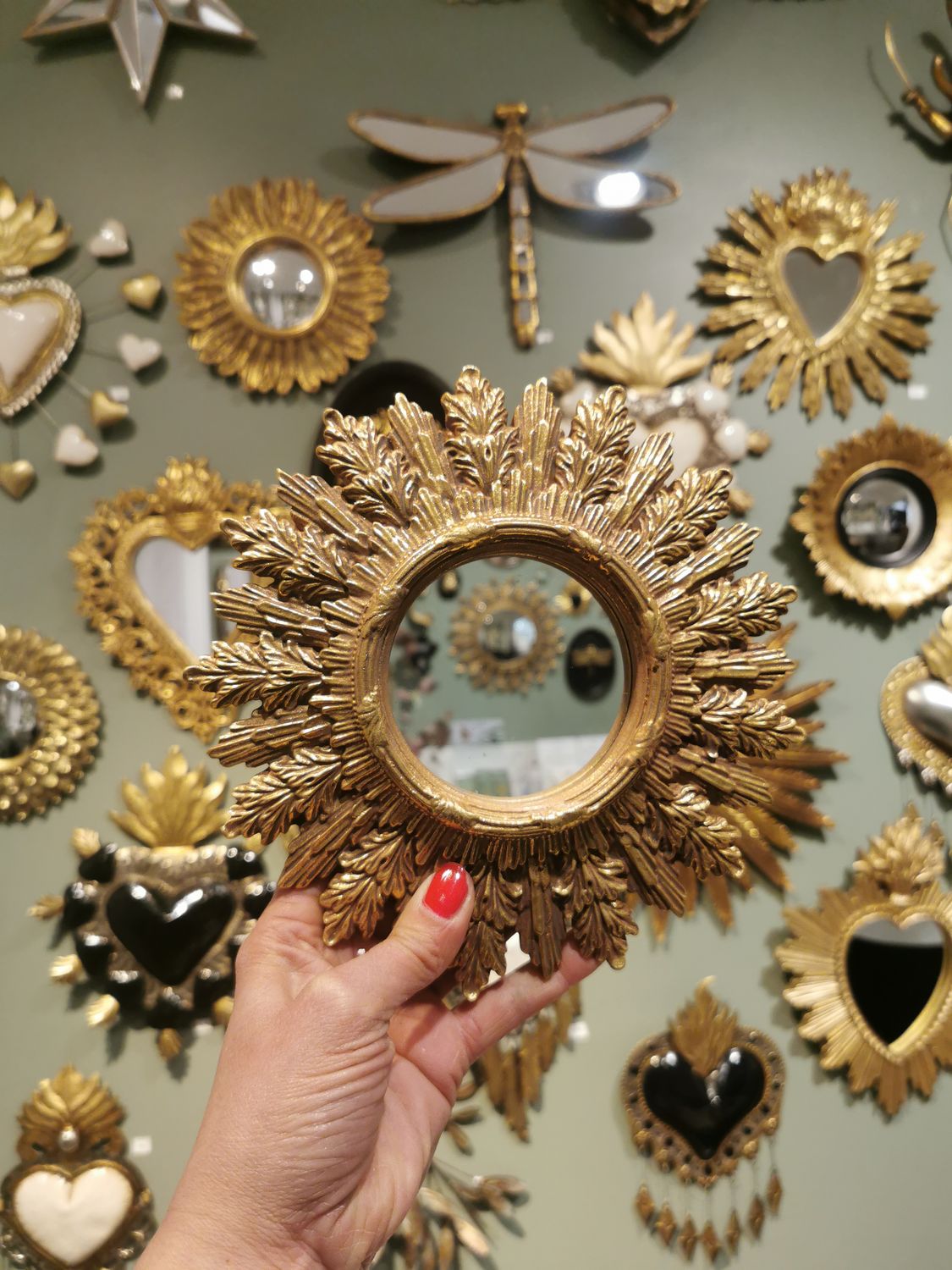Miroir Manor col Or