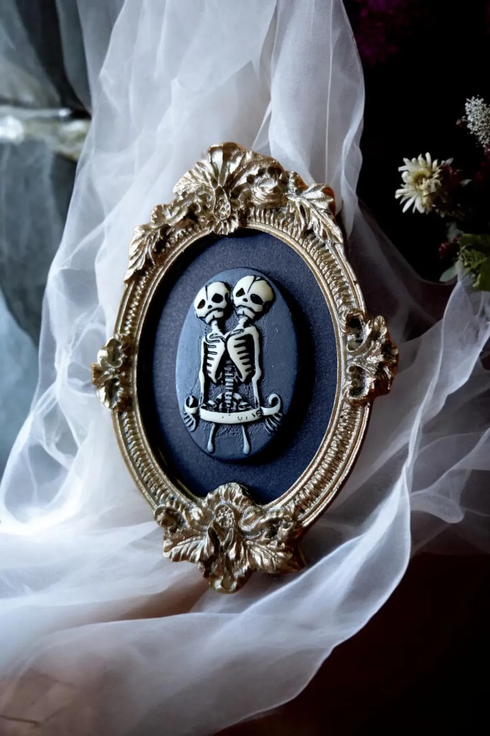 Petit Cadre Skeleton Siamois