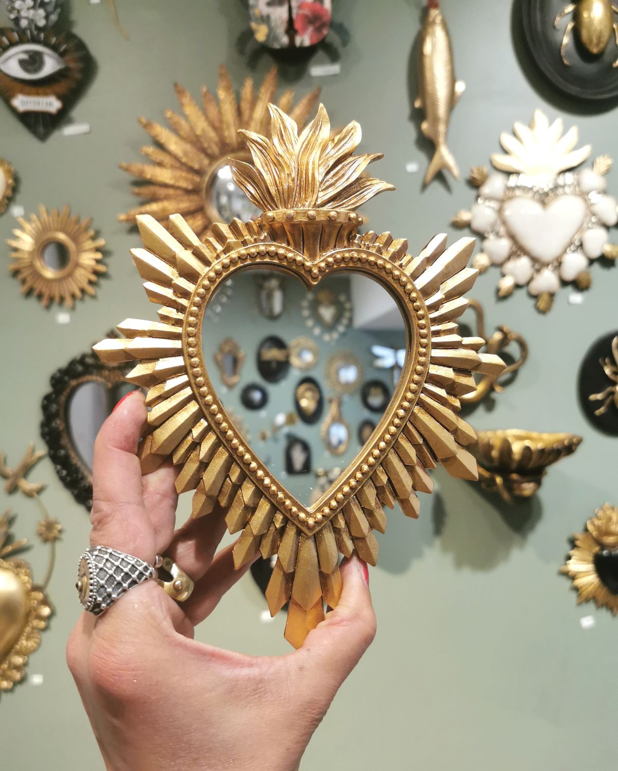Miroir Ex Voto Rayonnant Small