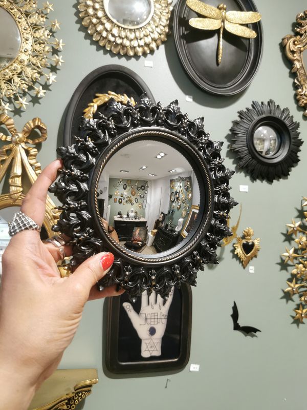 Miroir de Sorciere Convexe Prometheus col Noir