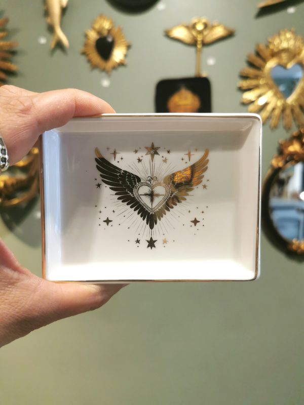 Petit Plateau Ex Voto Ailes Or