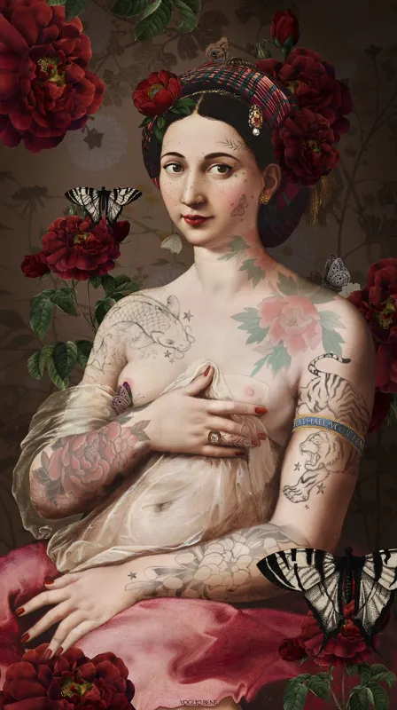 Tenture / Rideau La fORNARIAN 80x144 cm VOGLIO BENE