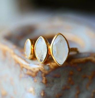 Bague Réglable Pierre de Lune