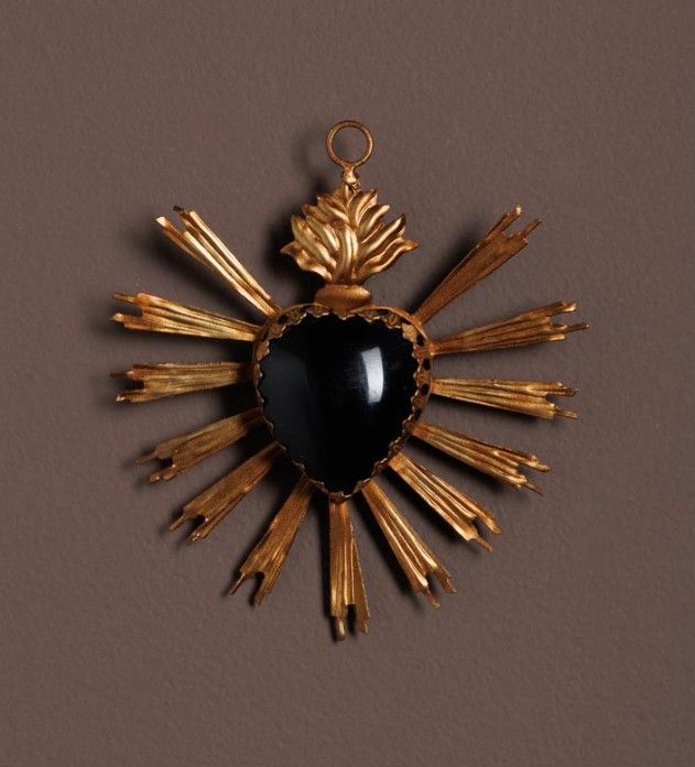 Ex Voto Coeur sacré La UNION Small col noir Ex Voto Coeur sacré La UNION Small col noir