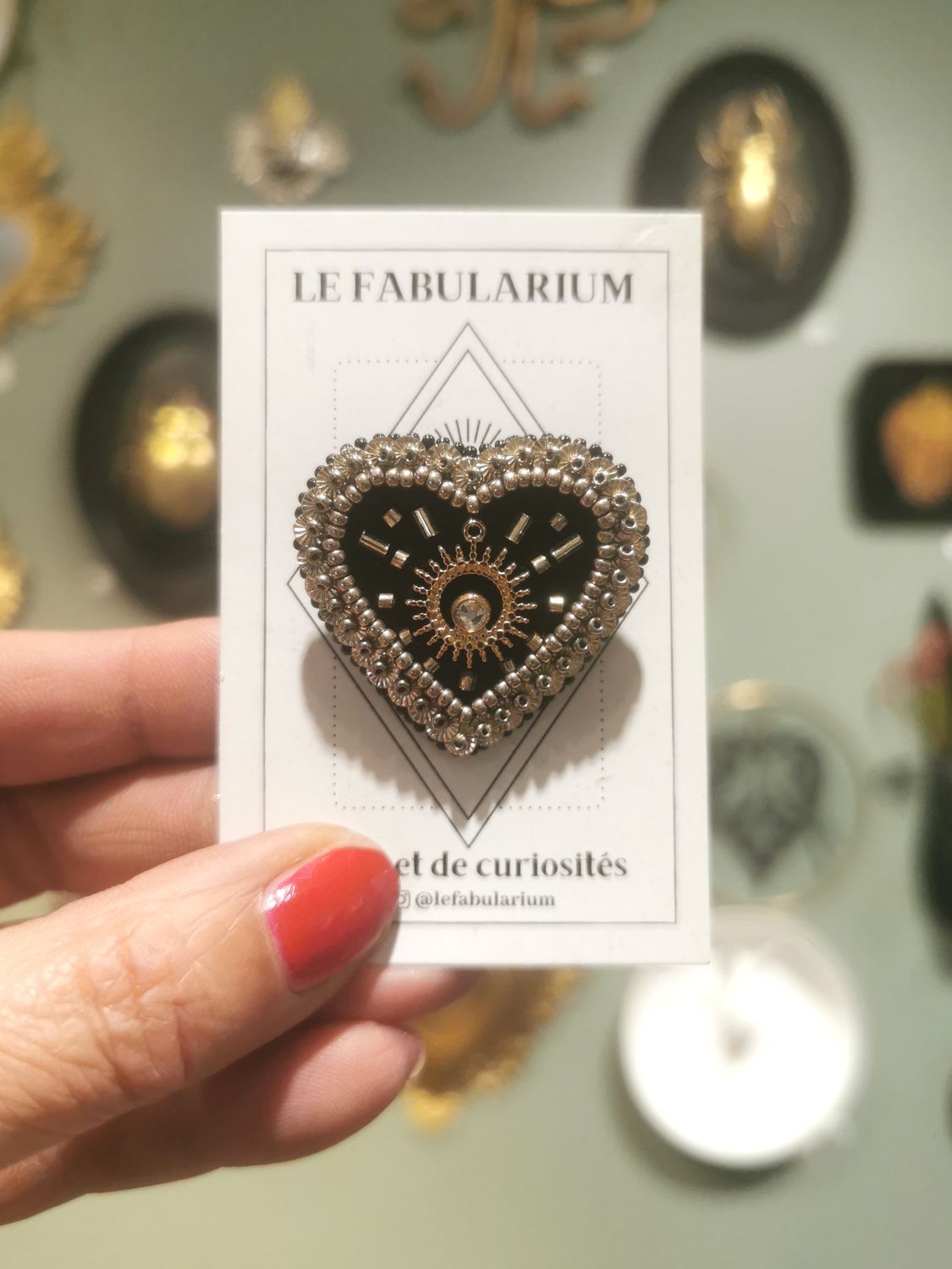 Broche Coeur Mon Soleil