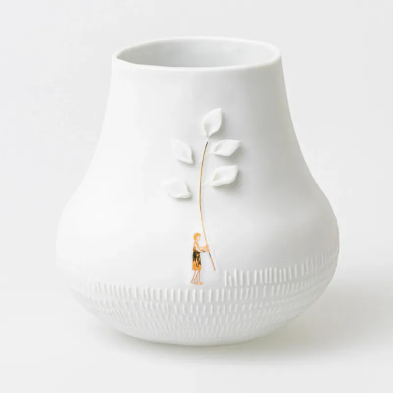 Vase Prairie en Porcelaine Mate