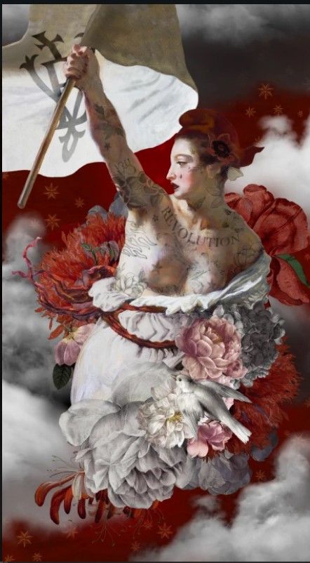 Tenture/Rideau LIBERTE  80X144 cm VOGLIO BENE