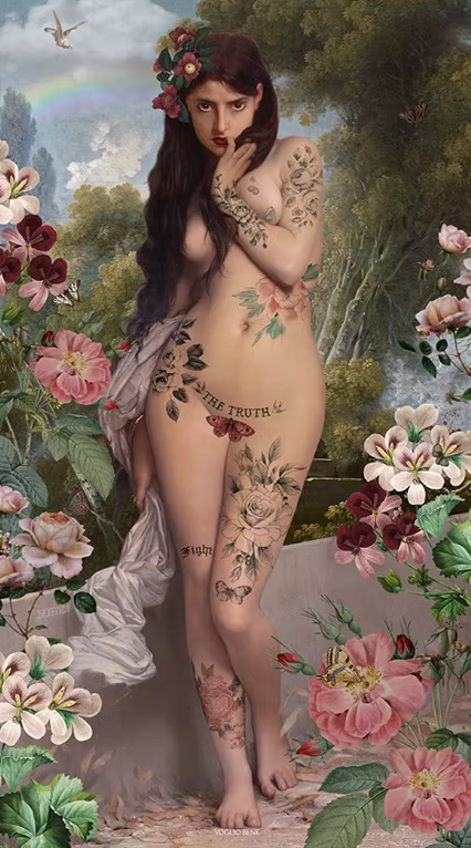 Tenture La Verité 80x144 cm VOGLIO BENE