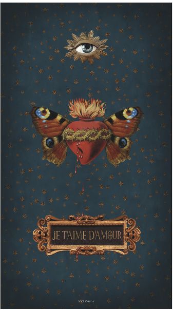 Tenture / Rideau Papillon Sacre 80x144 cm VOGLIO BENE