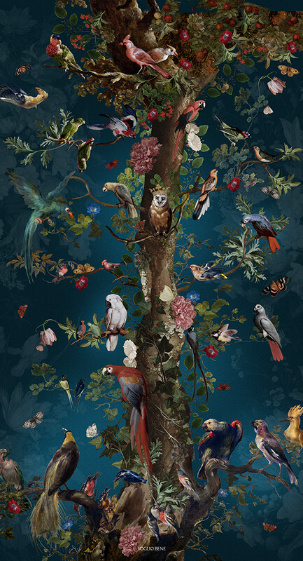 Tenture / Rideau L' Arbre de Vie 80x144 cm VOGLIO BENE