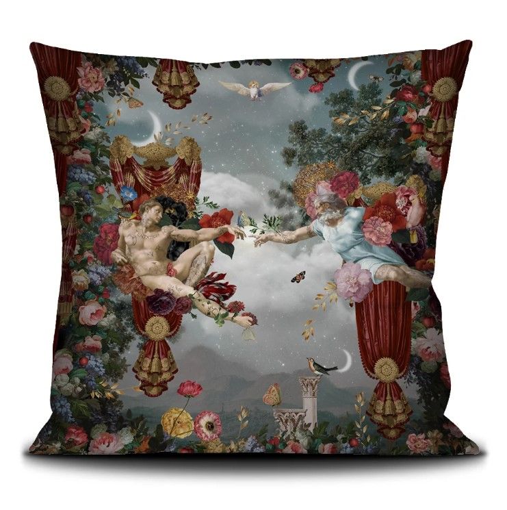 Coussin La Creation d Adam  VOGLIO BENE