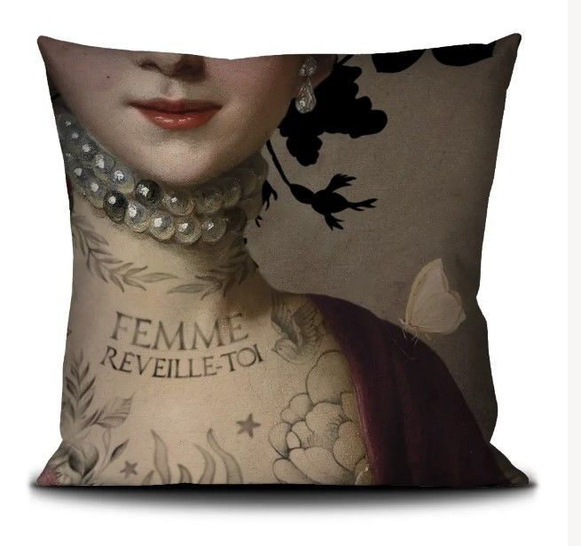 Coussin Olympe de Gouje VOGLIO BENE