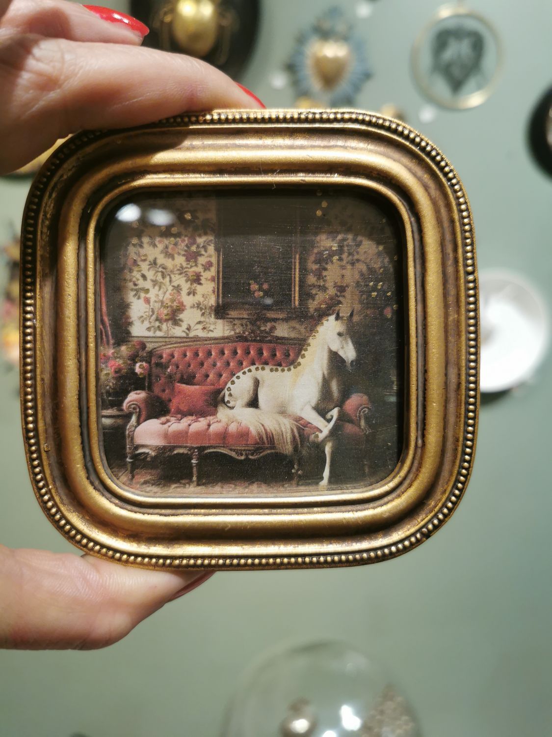 Petit Cadre Carré Or