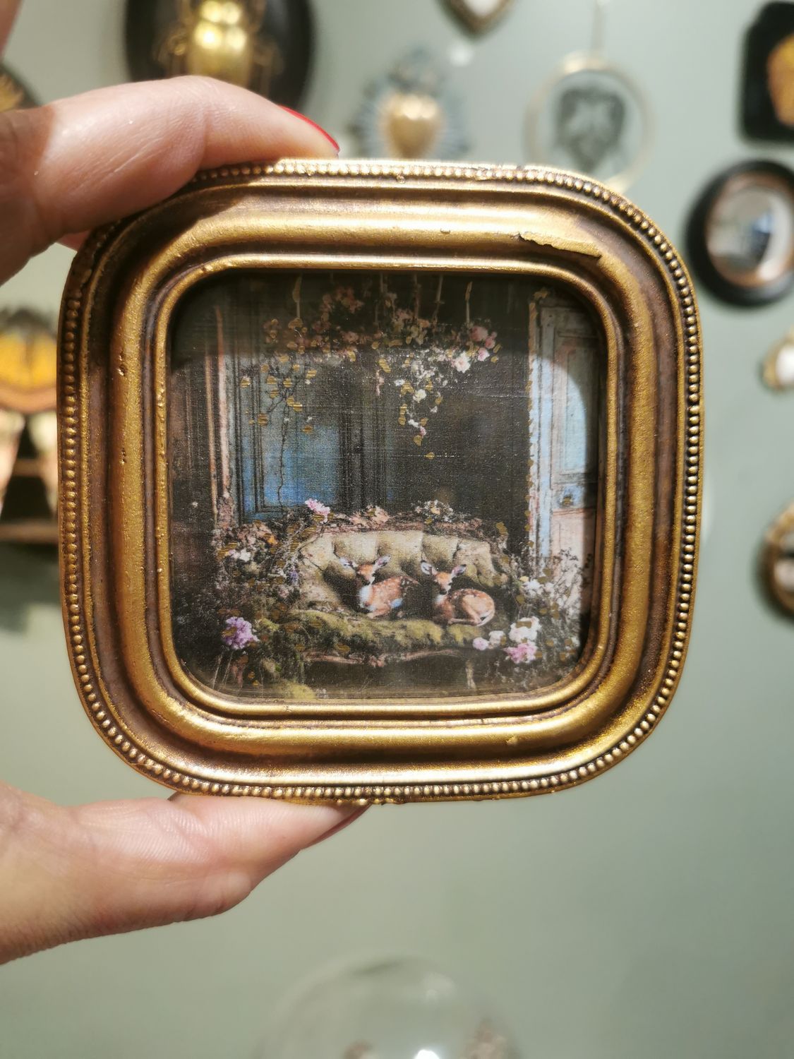 Petit Cadre Carre Or