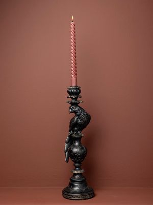 Bougeoir Perroquet Noir