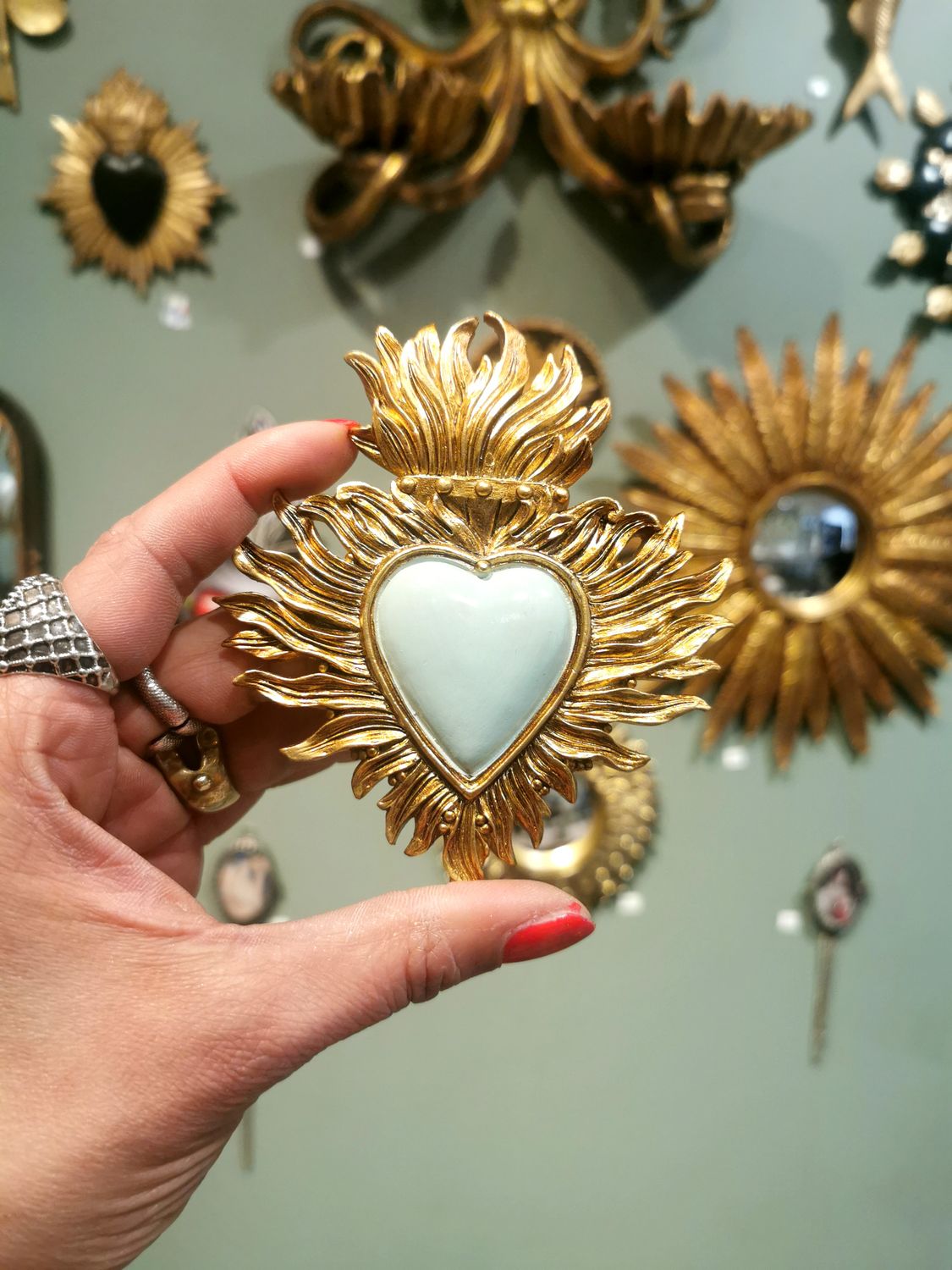 Ex Voto Flamme Small Vert Amande