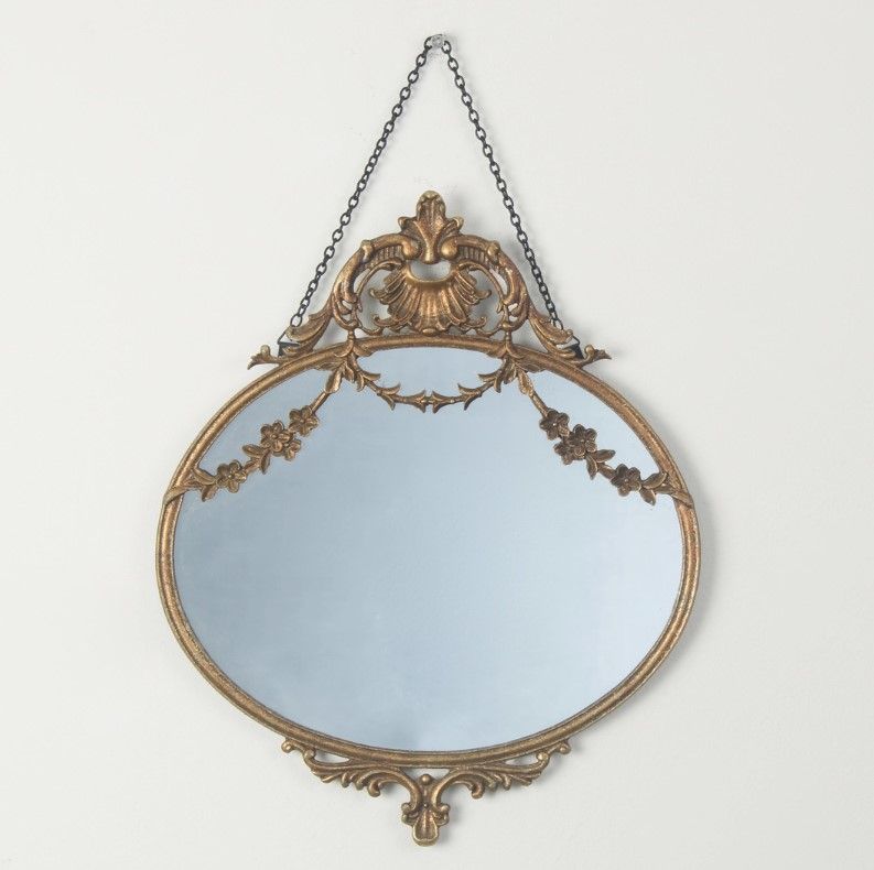 Miroir Romance Or Vieilli