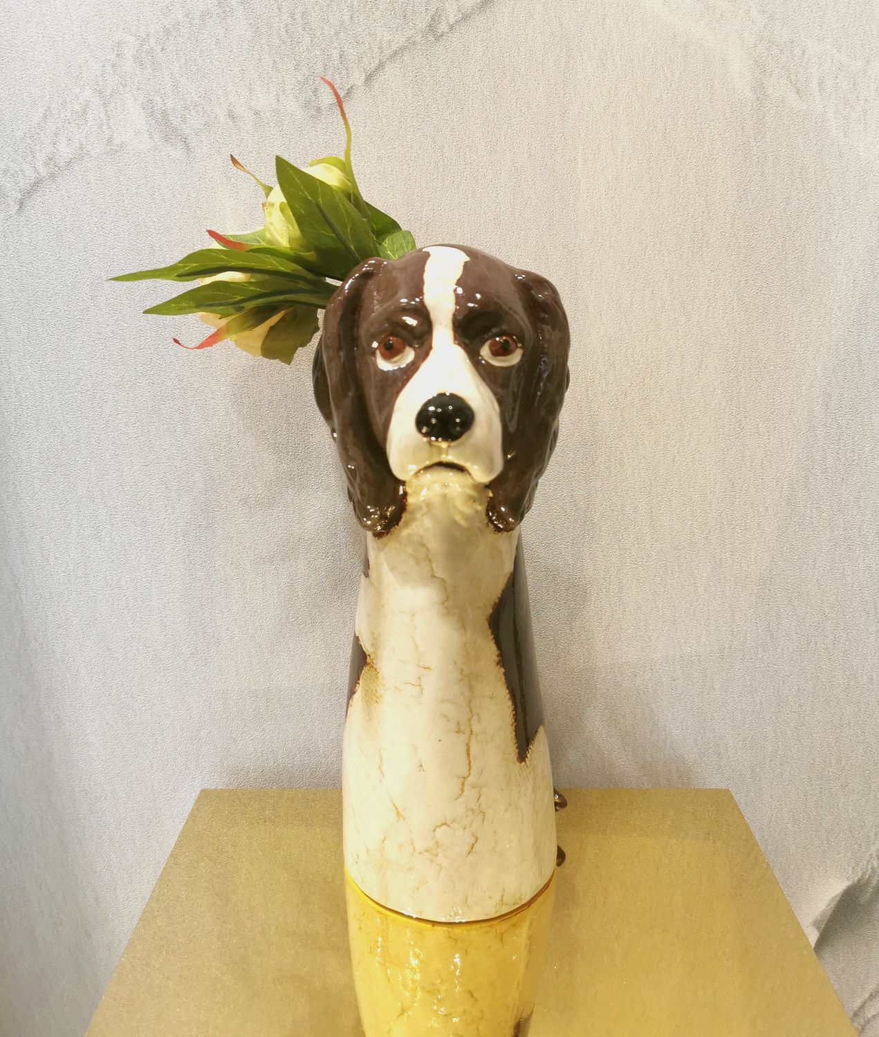 Vase / Pot Epagneul Céramique