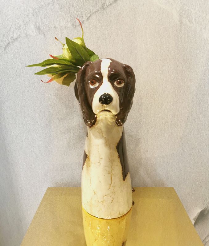 Vase / Pot Epagneul Céramique