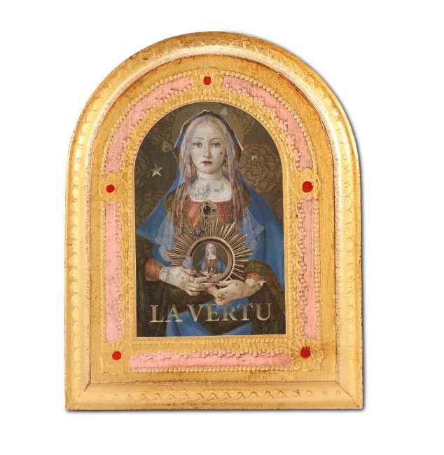 Tablette religieuse La Vertu   VOGLIO BENE
