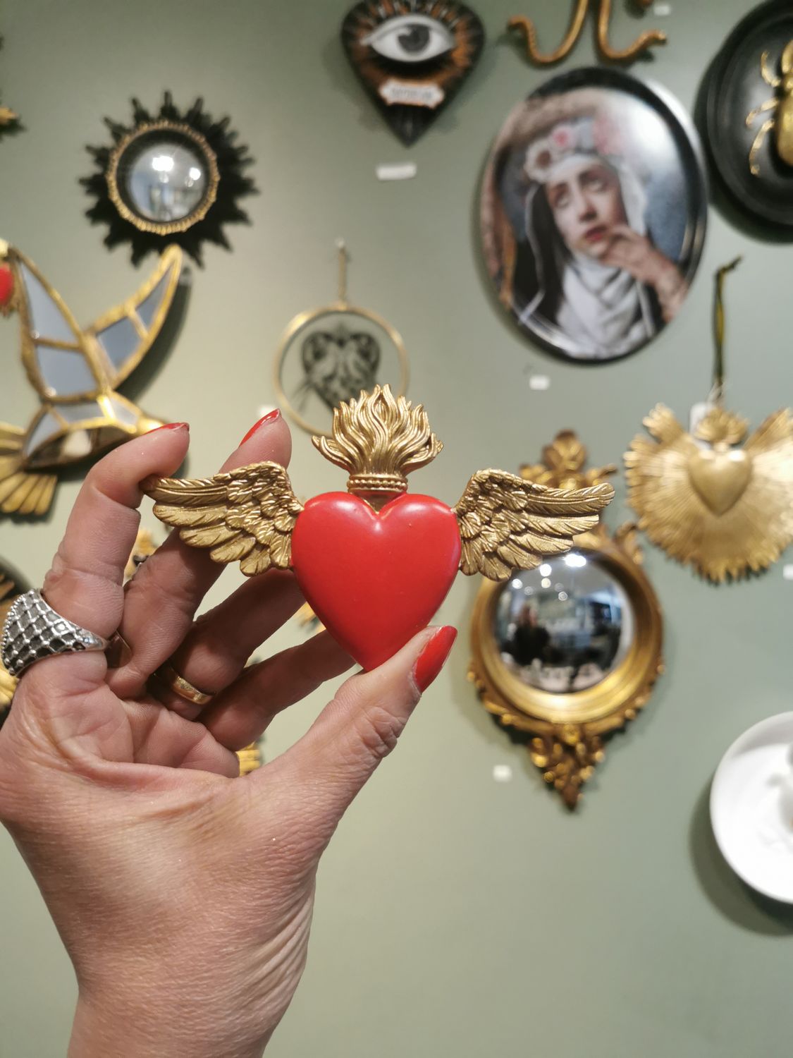 Petit Ex Voto Ailes Rouge