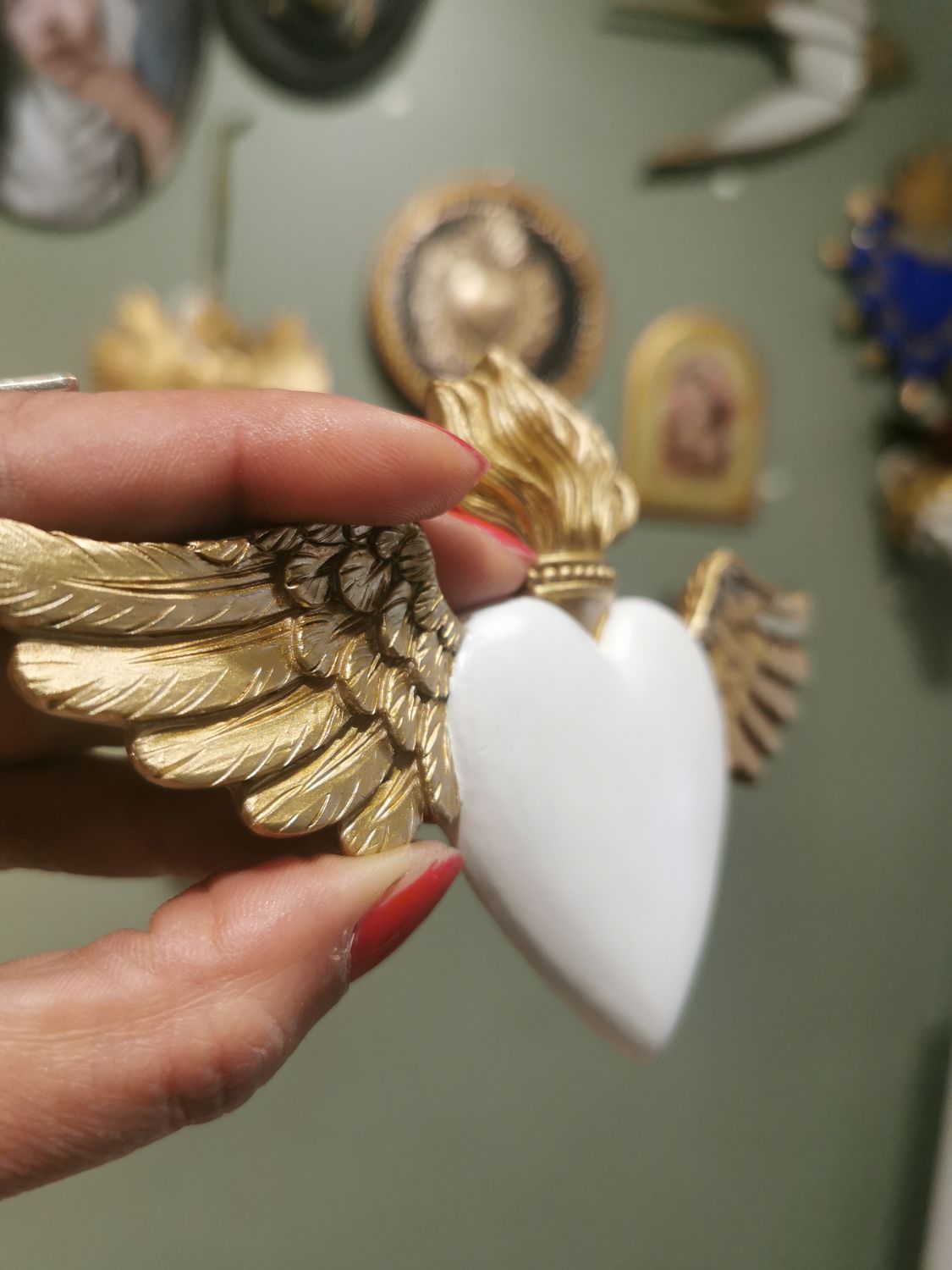 Petit Ex Voto Ailes Rouge