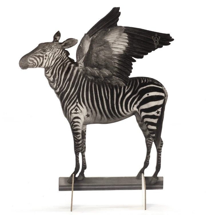 Marque Page / Décor  Zebra Noe VOGLIO BENE