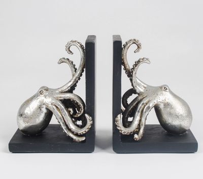 Serre Livres Octopus Silver Serre Livres Octopus Silver