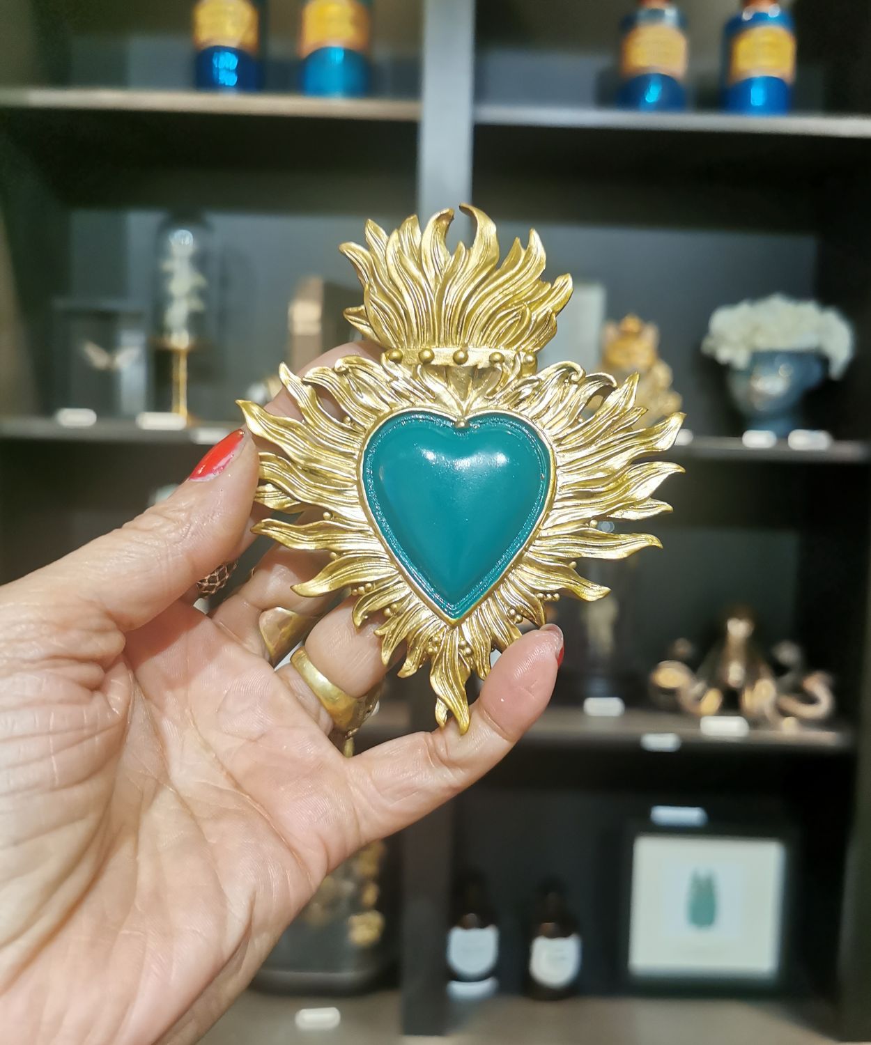 Ex Voto Flamme Small Vert Bouteille
