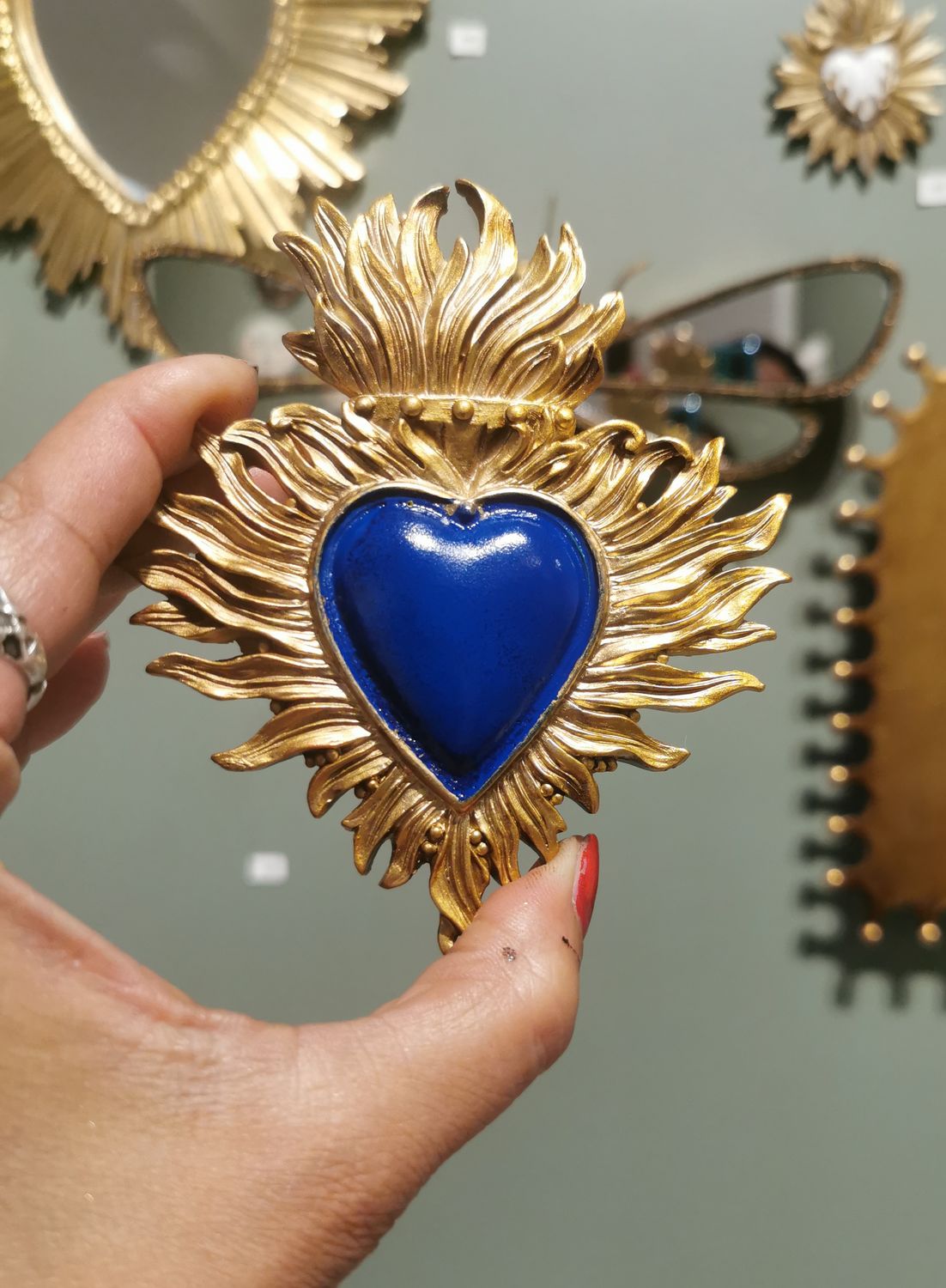 Ex Voto Flamme Small Bleu Intense