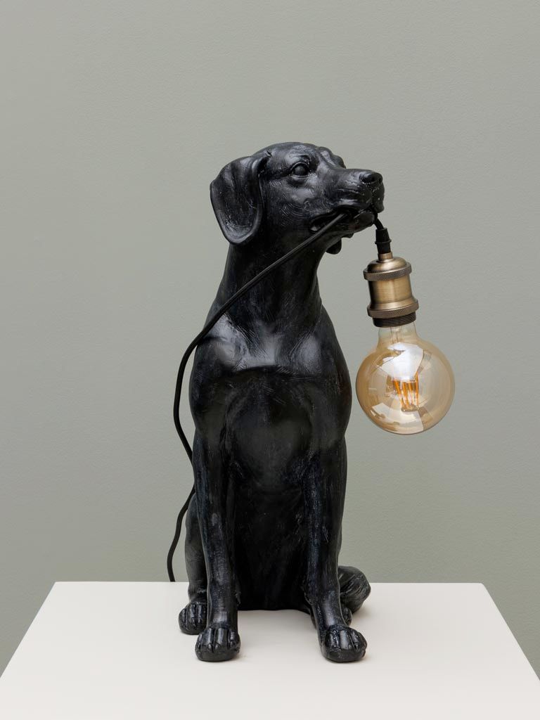 Lampe Chien Noir