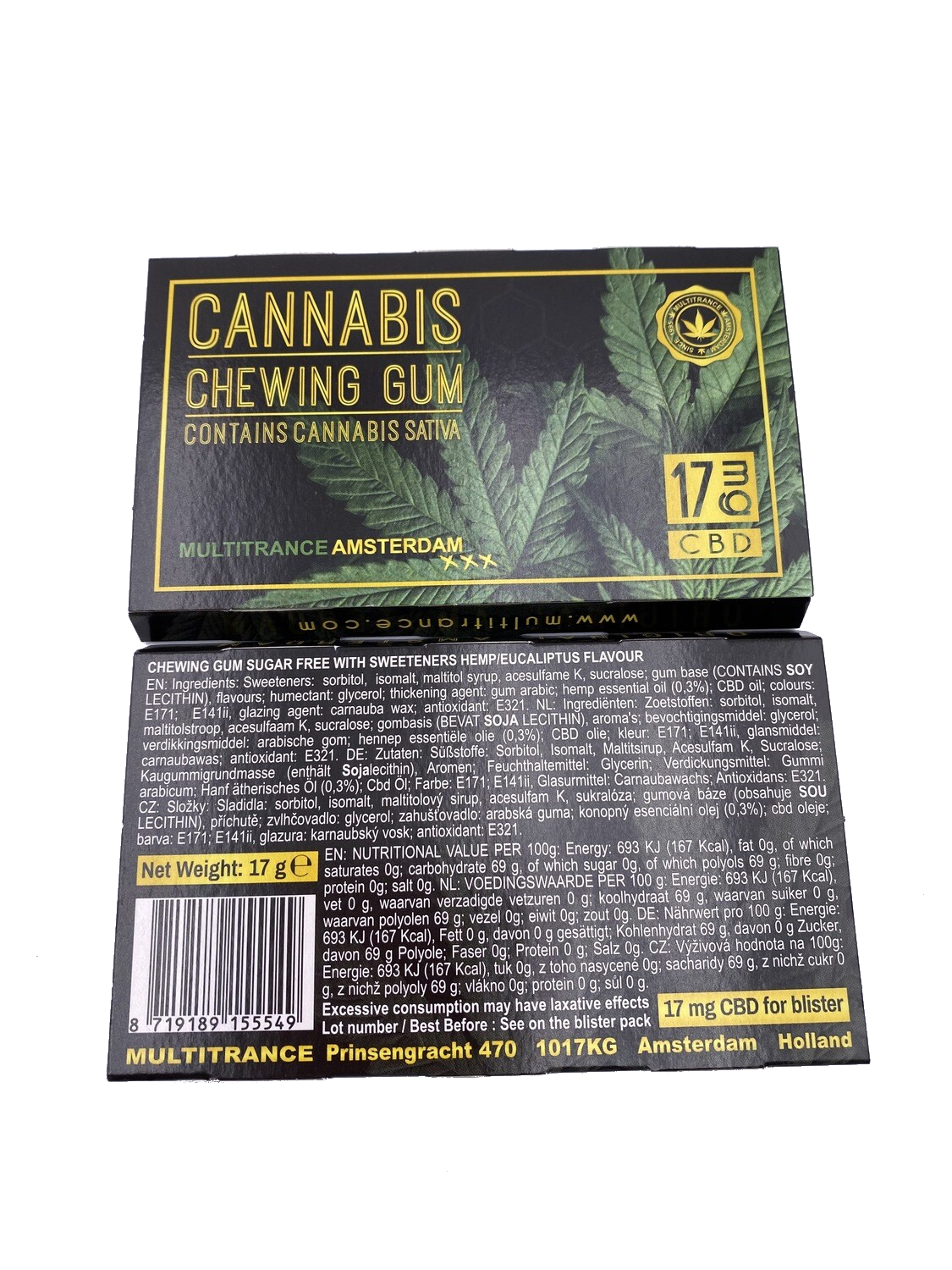 CHEWING GUM 17MG CBD CHEWING GUM 17MG CBD