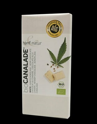 Chocolat blanc au chanvre - Bio Canalade Chocolat blanc au chanvre - Bio Canalade