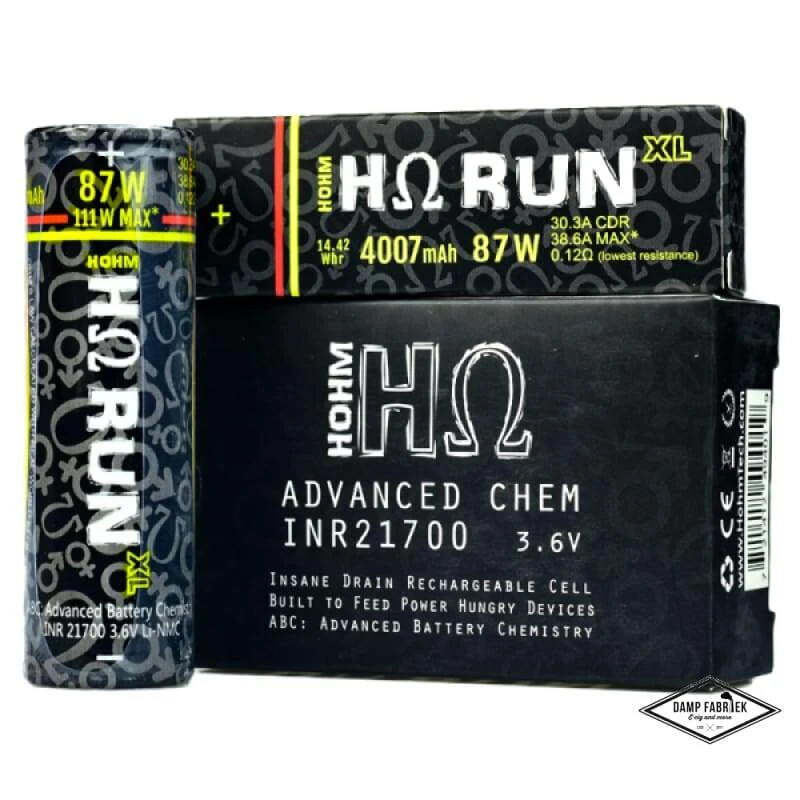 Hohm Run 21700 3023mAh Battery