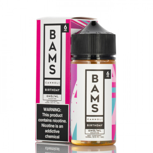 Bams Cannoli 100ML Birthday