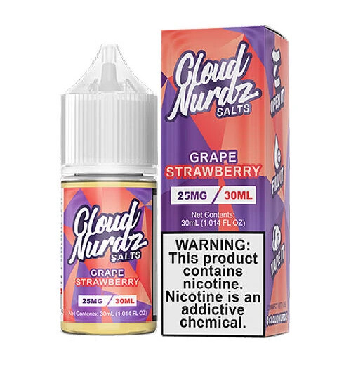 Cloud Nurdz Salt 30ML Grape Strawberry