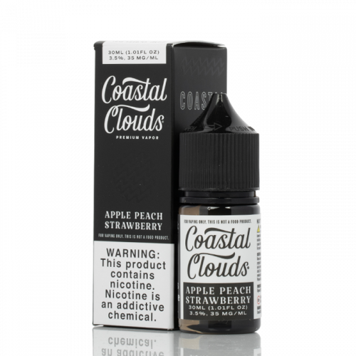 Coastal Clouds Co. Saltwater 30ML Apple Peach Strawberry
