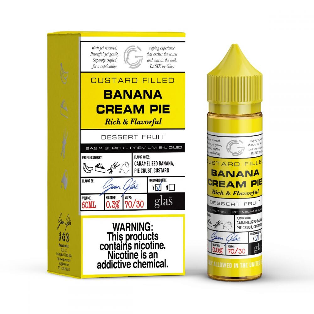 Glas Basix 60ML Banana Cream Pie