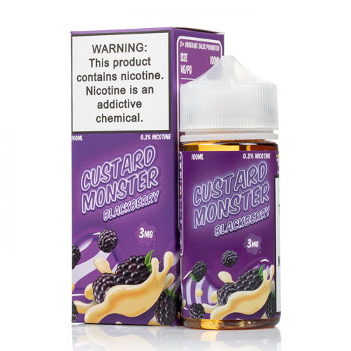 MVL Custard 100ML Monster Blackberry