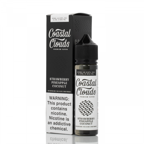 Coastal Clouds 60ML Strawberry Coconut Pineapple