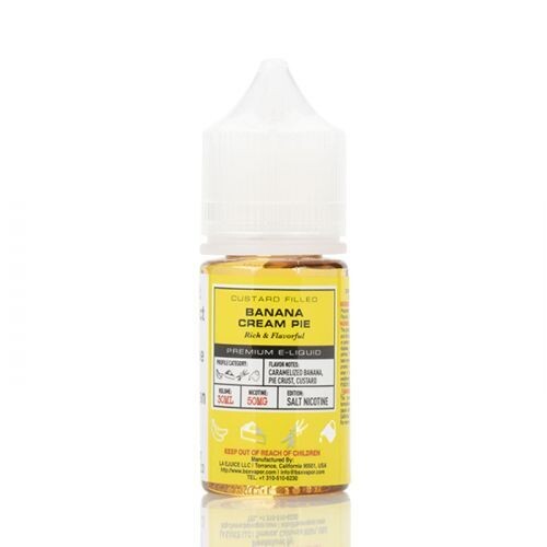 Glas Basix Salt 30ML Banana Cream Pie