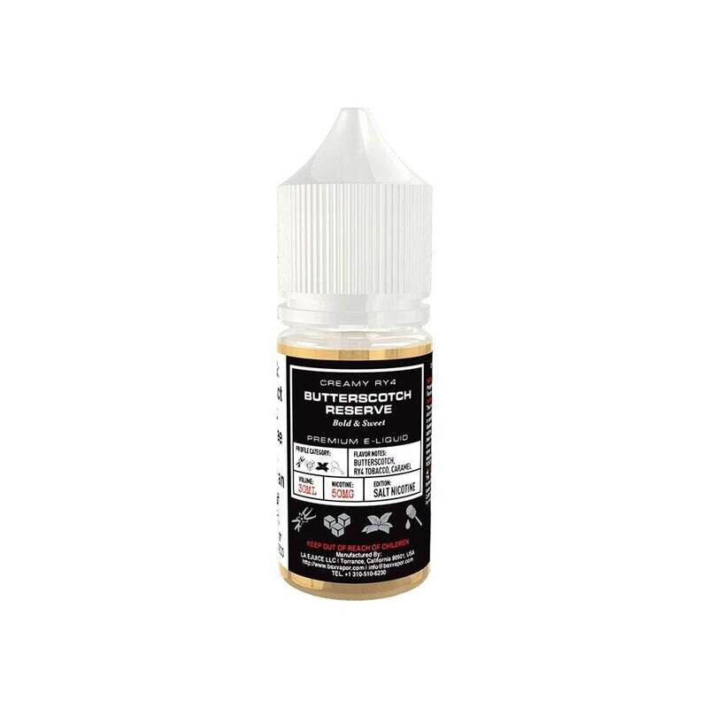 Glas Basix Salt 30ML Butterscotch Reserve