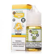 Pod Juice Salt 30ML Banana Ice