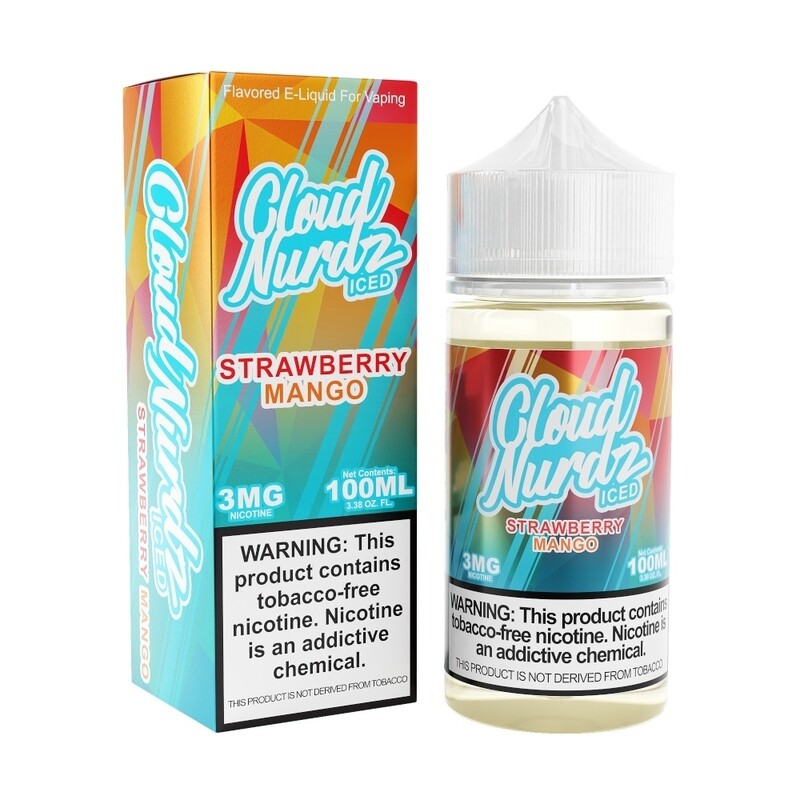 Cloud Nurdz 100ML Strawberry Mango Iced
