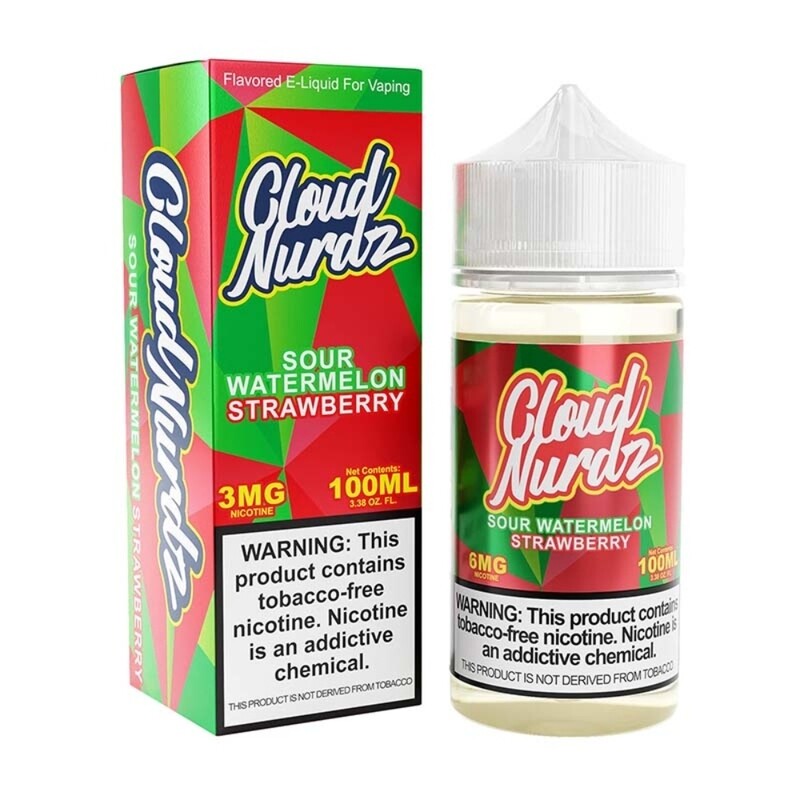 Cloud Nurdz 100ML Sour Watermelon Strawberry
